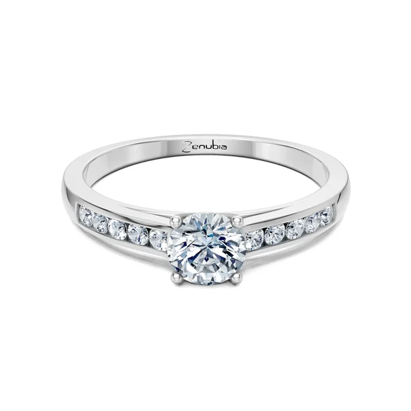 Zenubia_Schmuck_Winterthur_Verlobungsring_JULIE_front_Weissgold