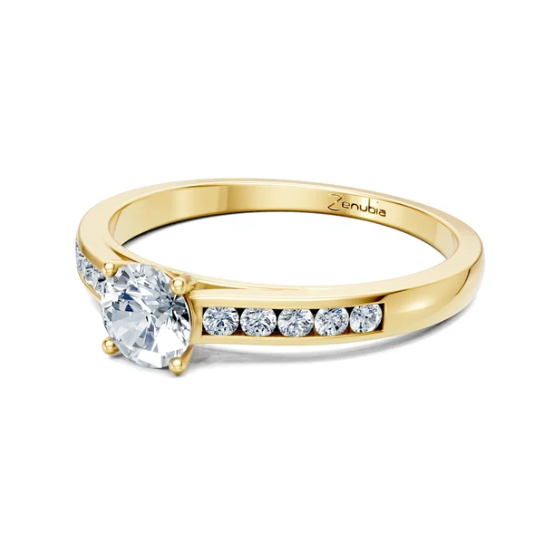 Zenubia_Schmuck_Winterthur_Verlobungsring_JULIE_side_Gelbgold