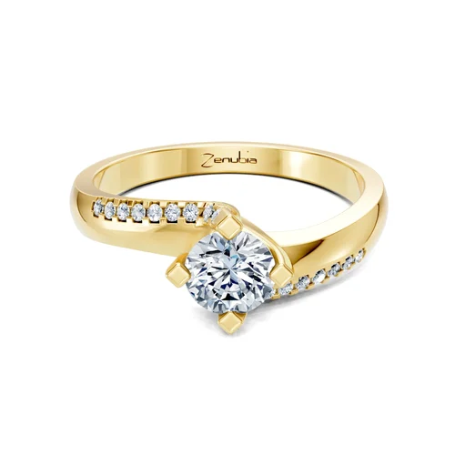 Zenubia_Schmuck_Winterthur_Verlobungsring_LANA_front_Gelbgold