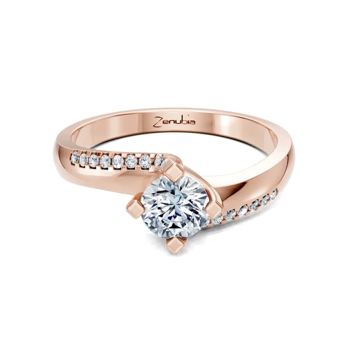 Zenubia_Schmuck_Winterthur_Verlobungsring_LANA_front_Rosegold