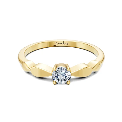 Zenubia_Schmuck_Winterthur_Verlobungsring_LATOYA_front_Gelbgold