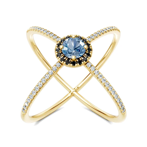 Zenubia_Schmuck_Winterthur_Verlobungsring_LAVEA_front_Gelbgold