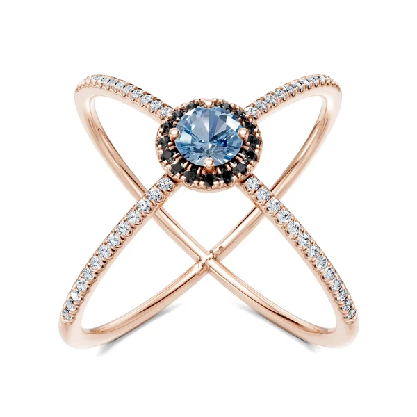 Zenubia_Schmuck_Winterthur_Verlobungsring_LAVEA_front_Rosegold