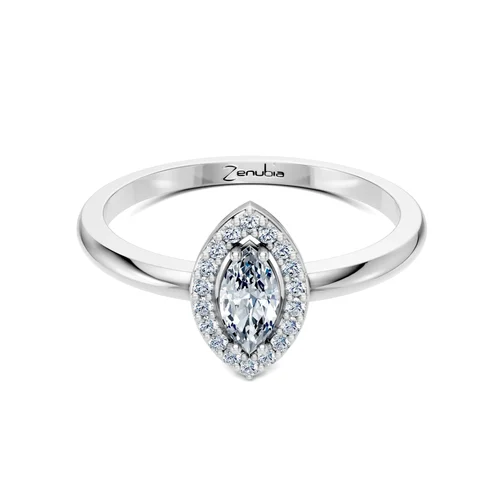 Zenubia_Schmuck_Winterthur_Verlobungsring_LEANA_front_Weissgold