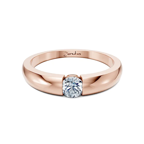 Zenubia_Schmuck_Winterthur_Verlobungsring_ZARA_front_Rosegold