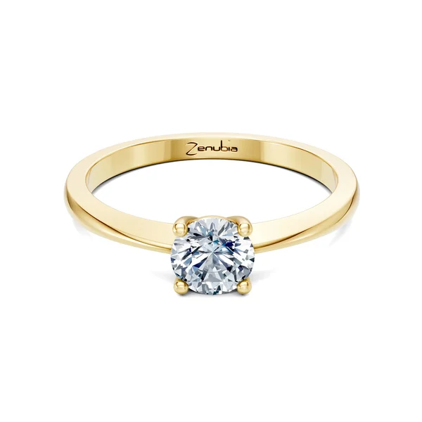 Zenubia_Schmuck_Winterthur_Verlobungsring_LADINA_front_Gelbgold