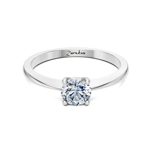 Zenubia_Schmuck_Winterthur_Verlobungsring_LADINA_front_Weissgold