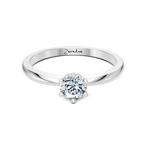 Zenubia_Schmuck_Winterthur_Verlobungsring_LAIKA_front_Weissgold