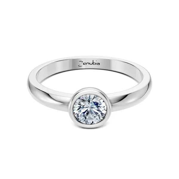 Zenubia_Schmuck_Winterthur_Verlobungsring_LEA_front_Weissgold