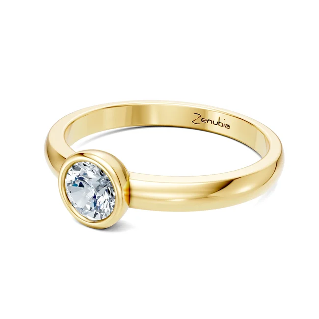 Zenubia_Schmuck_Winterthur_Verlobungsring_LEA_side_Gelbgold