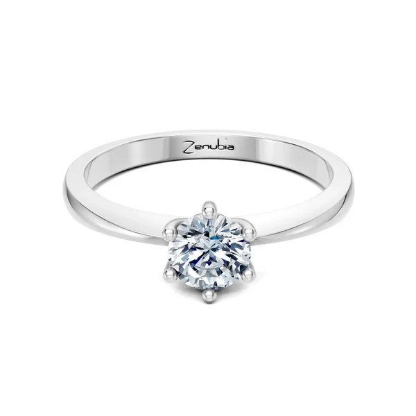 Zenubia_Schmuck_Winterthur_Verlobungsring_LENA_front_Weissgold