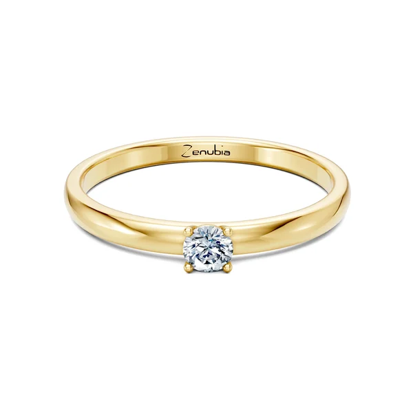 Zenubia_Schmuck_Winterthur_Verlobungsring_LISA_front_Gelbgold
