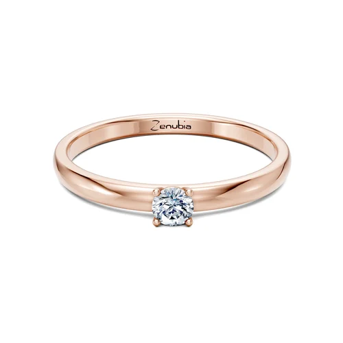Zenubia_Schmuck_Winterthur_Verlobungsring_LISA_front_Rosegold