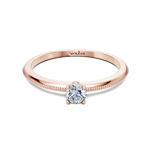 Zenubia_Schmuck_Winterthur_Verlobungsring_LOANA_front_Rosegold