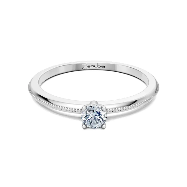 Zenubia_Schmuck_Winterthur_Verlobungsring_LOANA_front_Weissgold