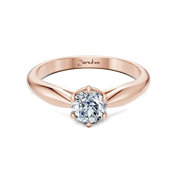 Zenubia_Schmuck_Winterthur_Verlobungsring_LONIA_front_Rosegold