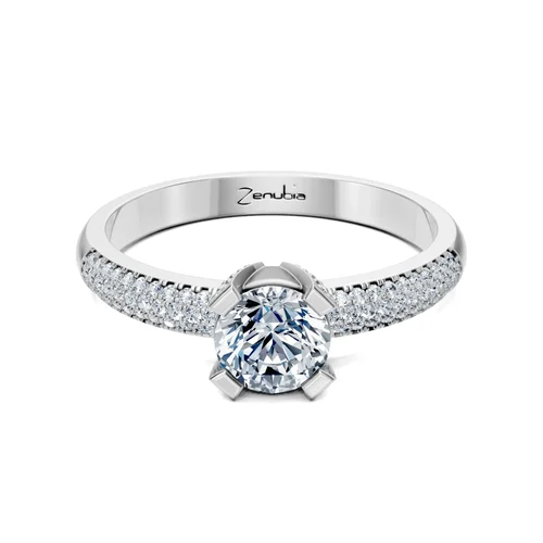 Zenubia_Schmuck_Winterthur_Verlobungsring_LORA_front_Weissgold