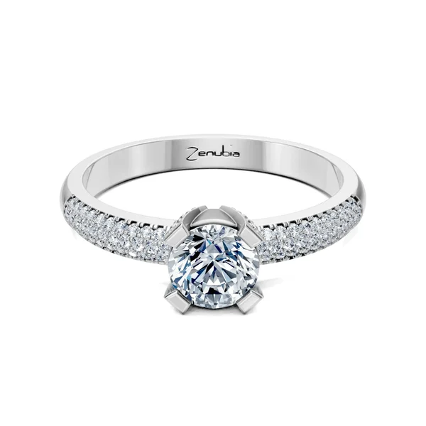 Zenubia_Schmuck_Winterthur_Verlobungsring_LORA_front_Weissgold