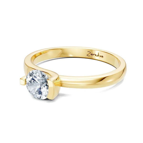 Zenubia_Schmuck_Winterthur_Verlobungsring_LUCIA_side_Gelbgold