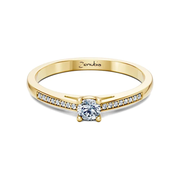 Zenubia_Schmuck_Winterthur_Verlobungsring_SARAH_front_Gelbgold