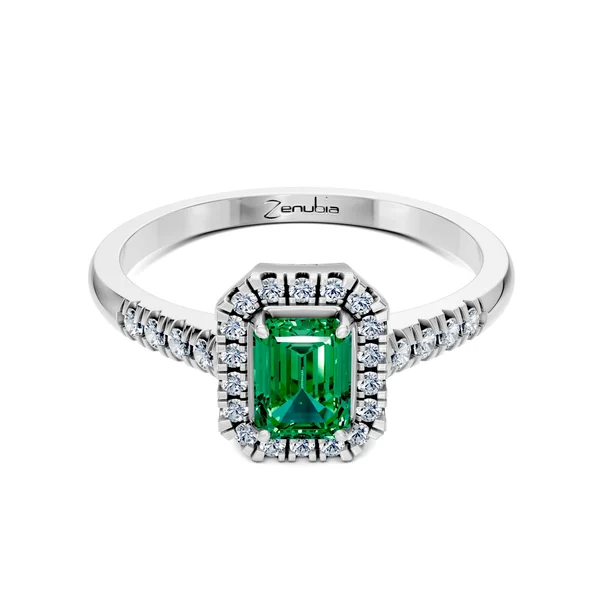 Zenubia_Schmuck_Winterthur_Verlobungsring_MALAIKA_front_Weissgold