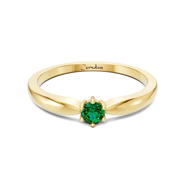 Zenubia_Schmuck_Winterthur_Verlobungsring_MANUELA_front_Gelbgold