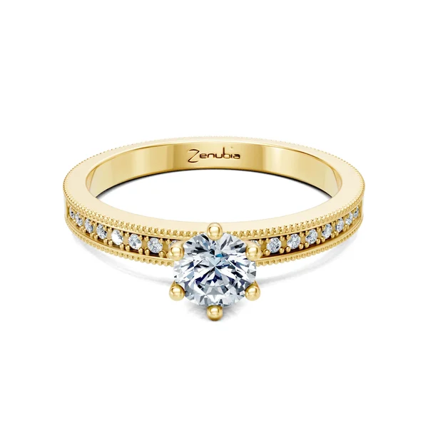 Zenubia_Schmuck_Winterthur_Verlobungsring_FABIENNE_front_Gelbgold