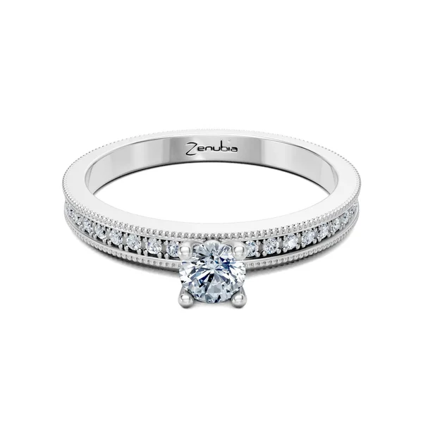 Zenubia_Schmuck_Winterthur_Verlobungsring_FARINA_front_Weissgold