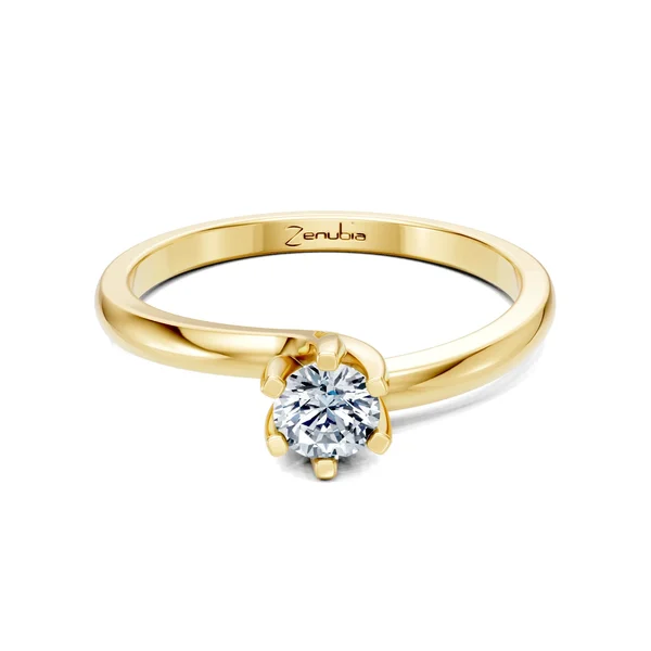 Zenubia_Schmuck_Winterthur_Verlobungsring_FIONA_front_Gelbgold