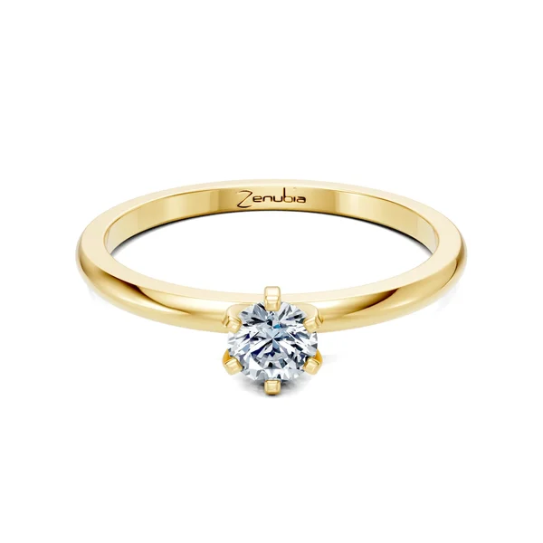 Zenubia_Schmuck_Winterthur_Verlobungsring_FIORELLA_front_Gelbgold