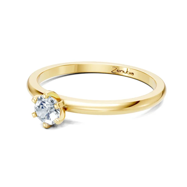 Zenubia_Schmuck_Winterthur_Verlobungsring_FIORELLA_side_Gelbgold