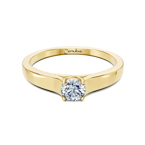 Zenubia_Schmuck_Winterthur_Verlobungsring_MILA_front_Gelbgold
