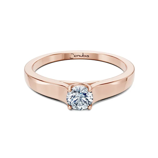 Zenubia_Schmuck_Winterthur_Verlobungsring_MILA_front_Rosegold