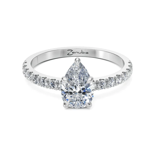 Zenubia_Schmuck_Winterthur_Verlobungsring_ANNELIE_front_Weissgold
