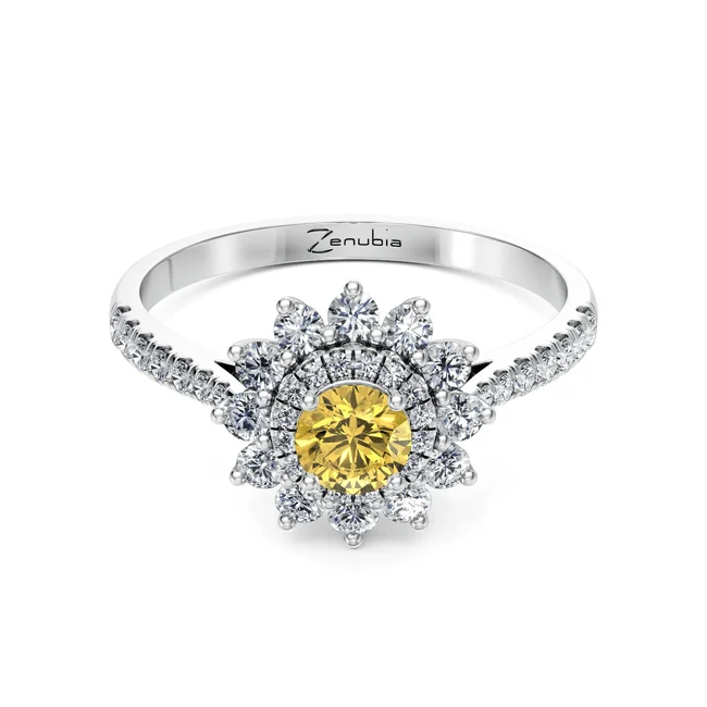 Zenubia_Schmuck_Winterthur_Verlobungsring_Dooris_front_Platin