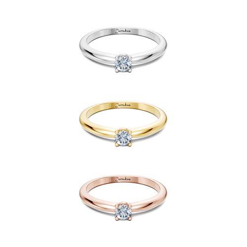 Cindy_3erKombi_Cindy-Verlobungsring_Zenubia_Weissgold_Gelbgold_Rosegold_Platin