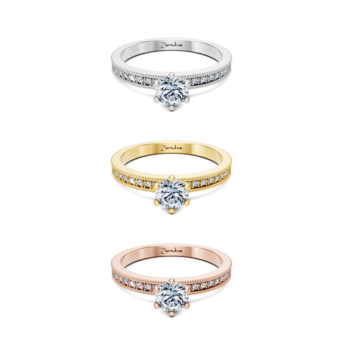 Fabienne_3erKombi_Fabienne-Verlobungsring_Zenubia_Weissgold_Gelbgold_Rosegold_Platin