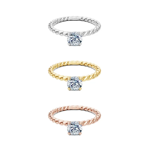 Fedora_3erKombi_Fedora-Verlobungsring_Zenubia_Weissgold_Gelbgold_Rosegold_Platin