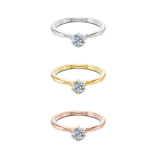 Fibi_3erKombi_Fibi-Verlobungsring_Zenubia_Weissgold_Gelbgold_Rosegold_Platin