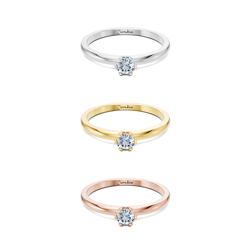 Leonie_3erKombi_Leonie-Verlobungsring_Zenubia_Weissgold_Gelbgold_Rosegold_Platin