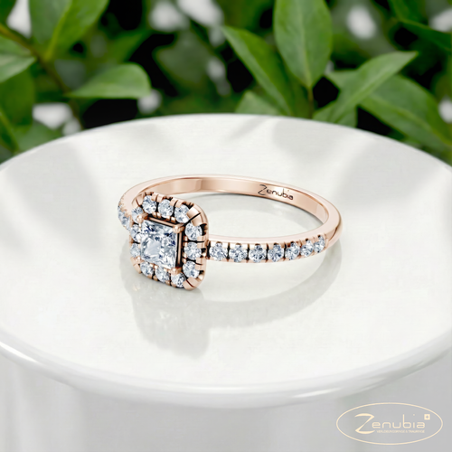 Madeleine_PodestNormalROSE_MADELEINE_Verlobungsring_Zenubia_Rosegold_Podest