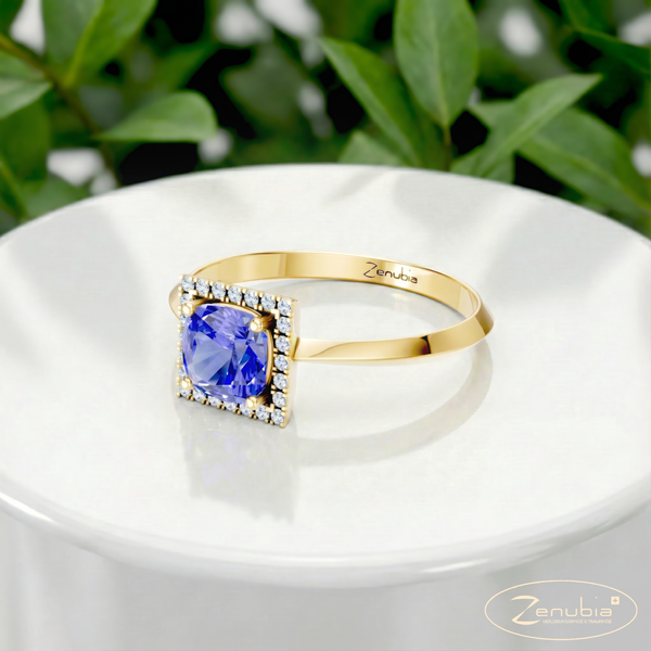 Marissa_PodestNormalGELB_MARISSA_Verlobungsring_Zenubia_Gelbgold_Podest