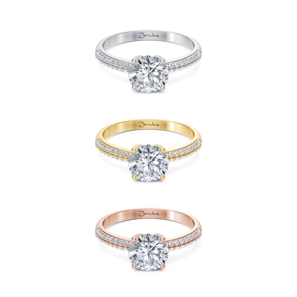 Stefania_3erKombi_STEFANIA_ZenubiaSpecial_-Verlobungsring_Zenubia_Weissgold_Gelbgold_Rosegold_Platin